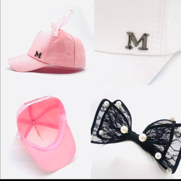 Kids BIG BOW Ball Hat - Picture 10 of 10